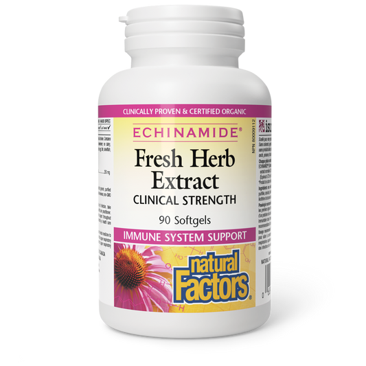 Natural Factors Echinamide Fresh Herb Extract 90 S