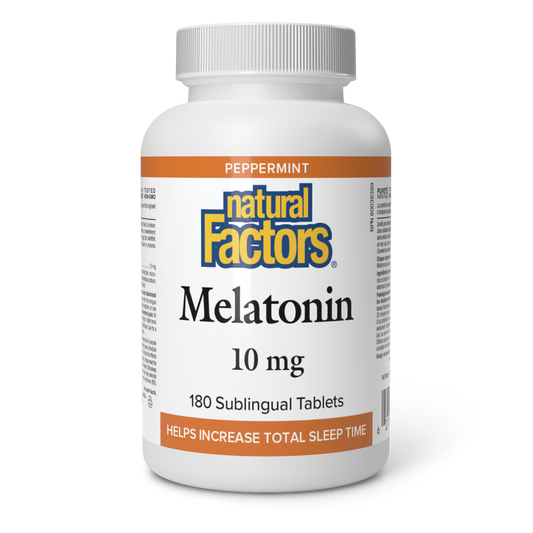 Natural Factors Melatonin 180 Sublingual Tabs