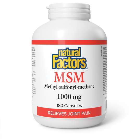 Natural Factors MSM 180 Capsules