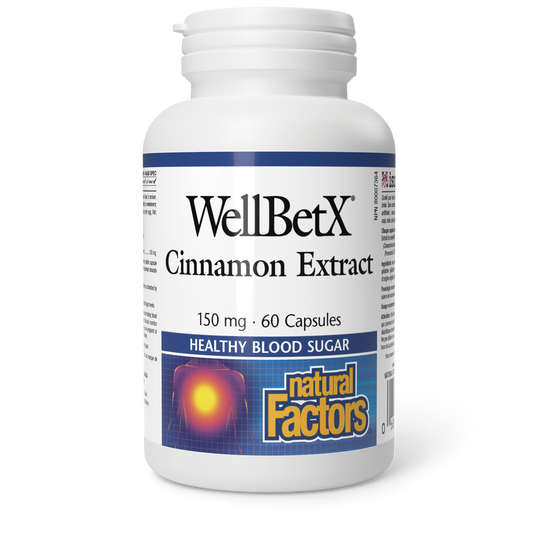 Natural Factors Cinnamon Extract 60 Capsules