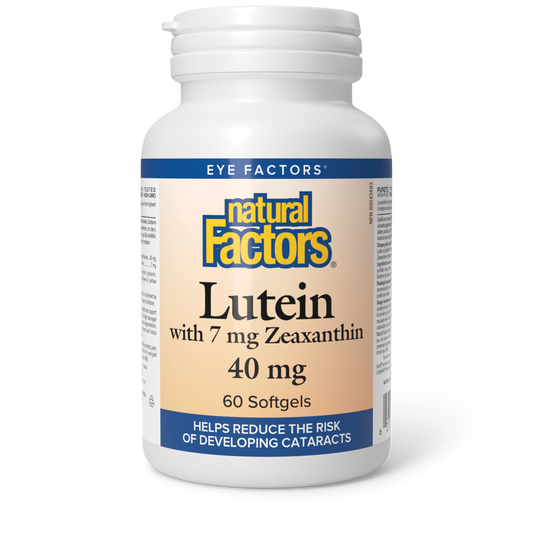 Natural Factors Lutein 60 Softgels
