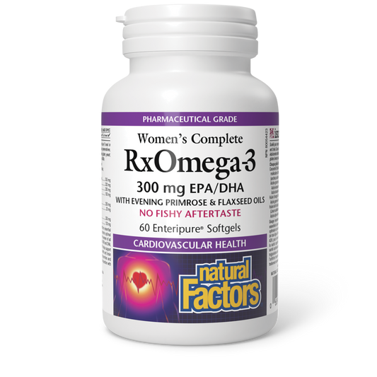 Natural Factors RxOmega-3Womens Complete 60 Softge