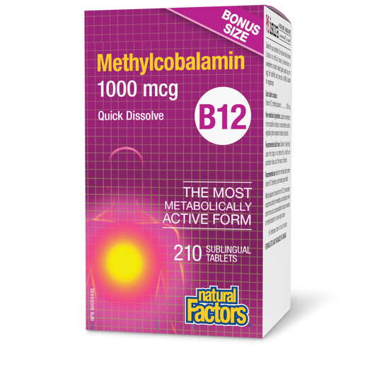 Natural Factors B12 Methylcobalamin Sublingual 210