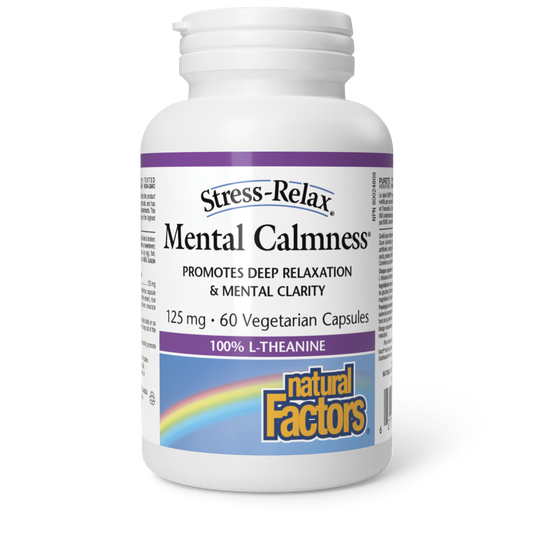 Natural Factors Mental Clamness L-Theanine 60 Veg