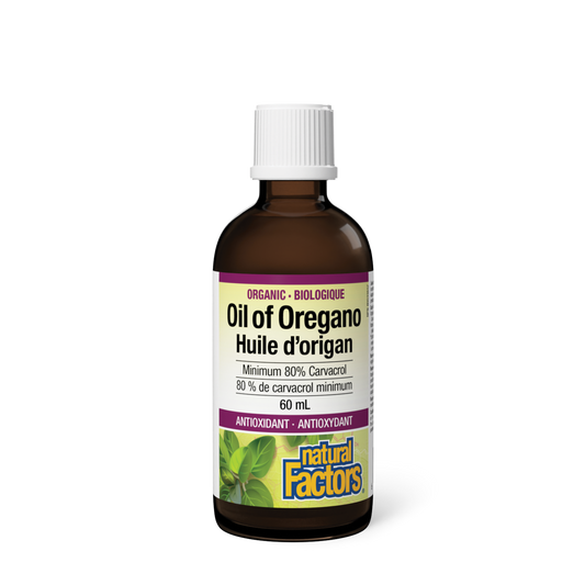 Natural Factors Oil of Oregano Organic 60 ml