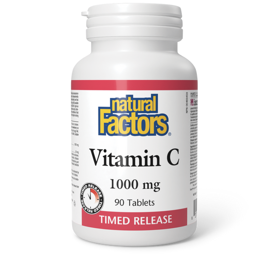 Natural Factors Vitamin C Time Release 1000 mg 90 Tablets