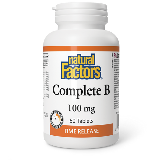 Natural Factors Complete B Time Release 60 Tablets